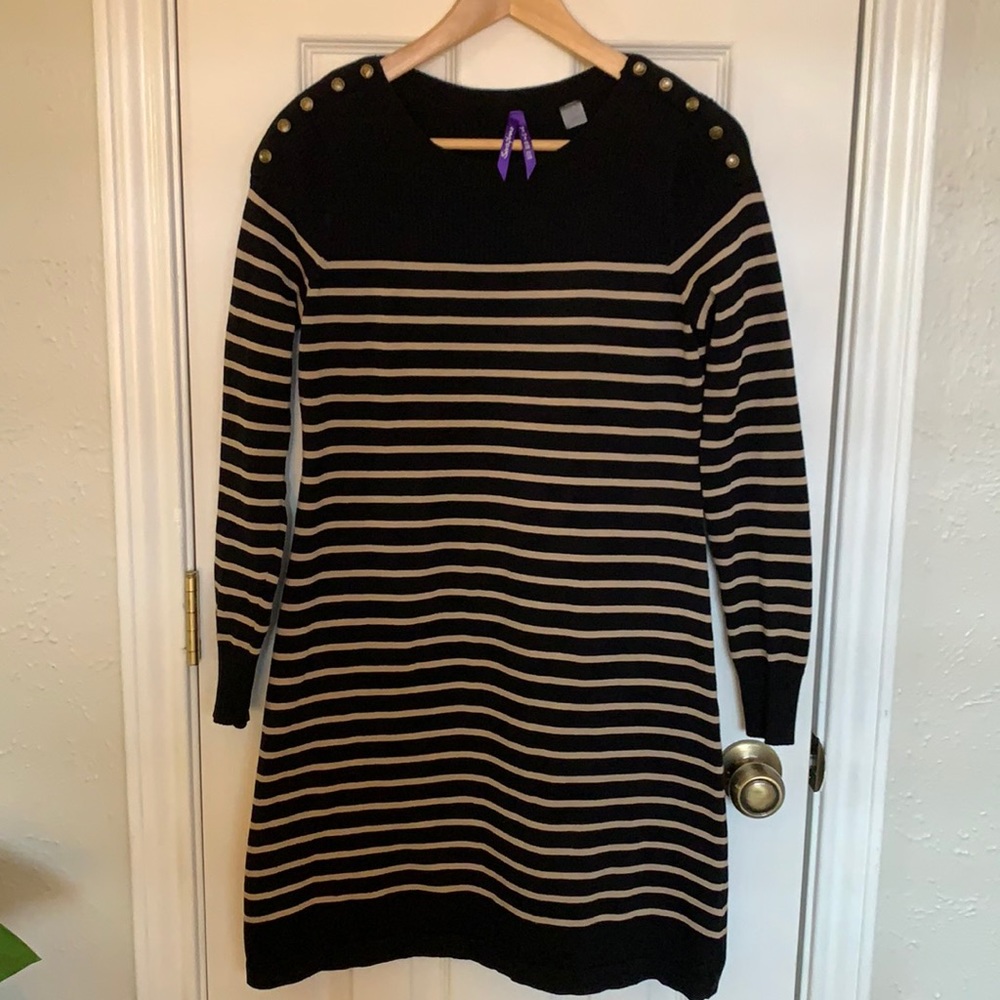 Seraphine Maternity Striped Sweater Dress size 4